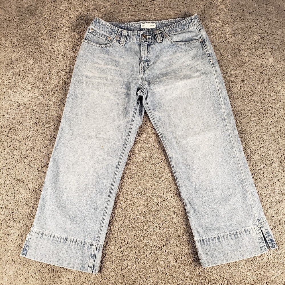 Vintage Buckle Jeans Womens 28 Blue Monique Crop Light Wash Denim Mid Rise